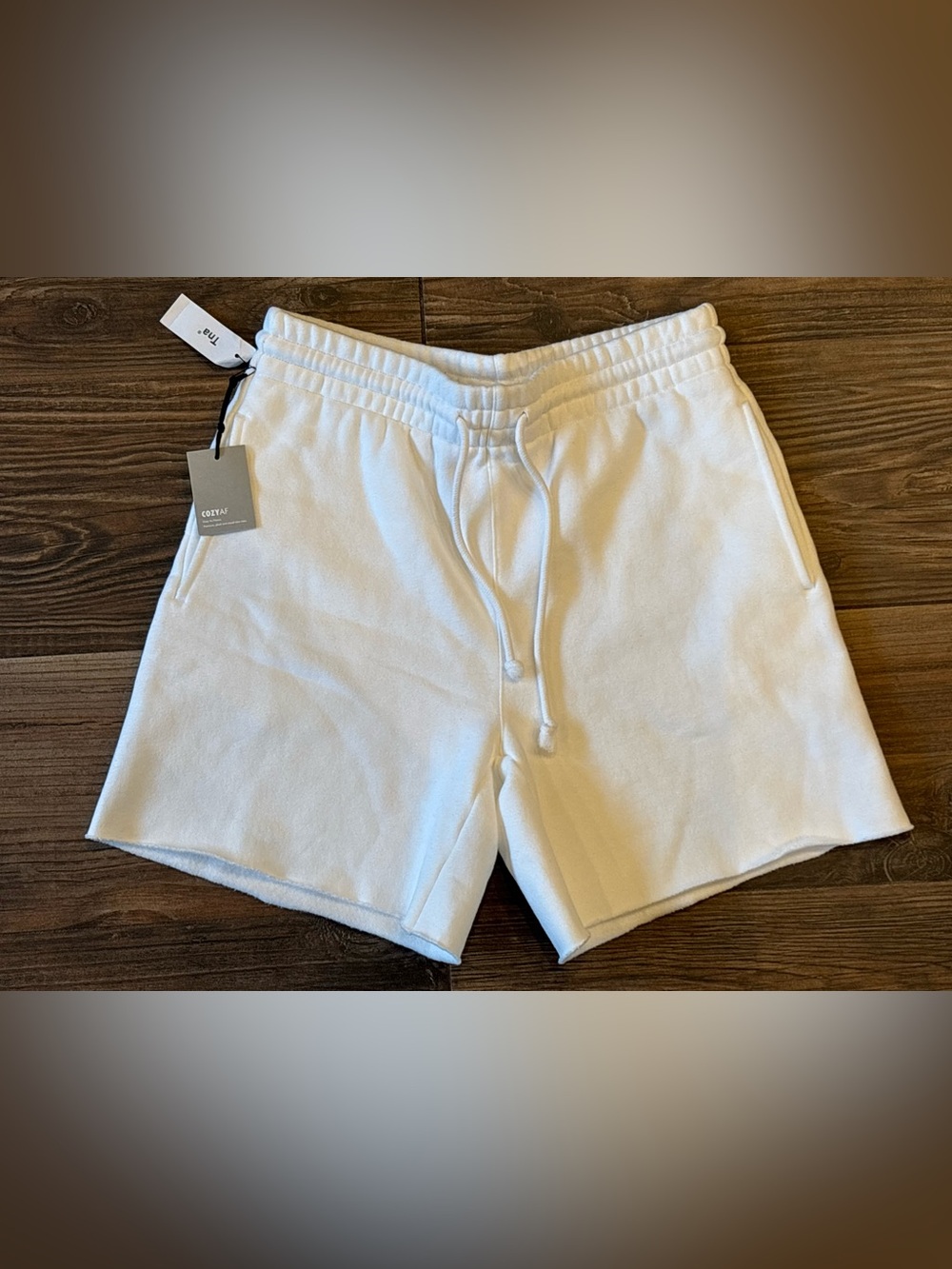 ARITZIA TNA COZY COTTON FLEECE SHORTS COLLEGIATE ICONIC ATHLEISURE CHIC CLASSIC